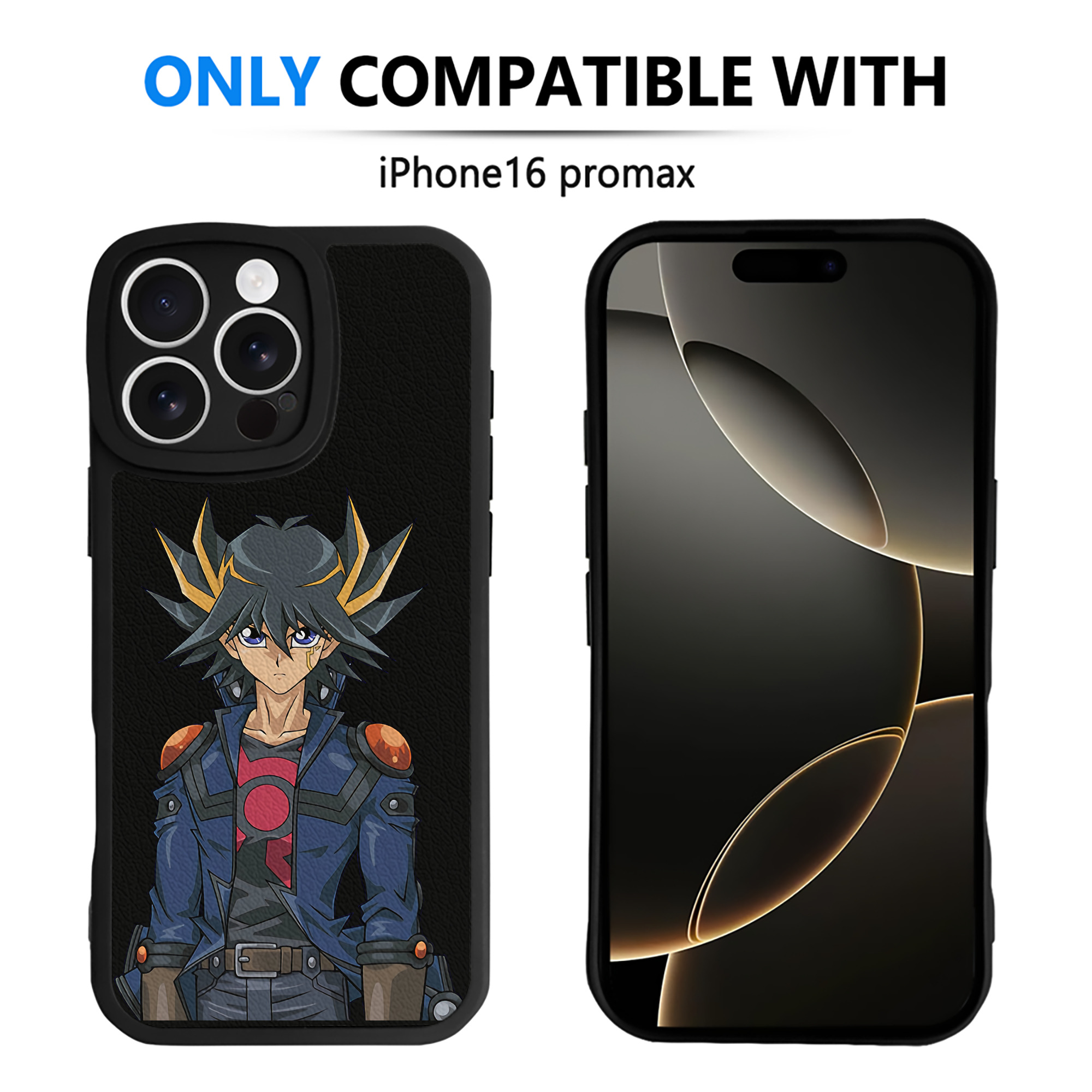 遊☆戯☆王 Yu-Gi-Oh! 【iPhone 16シリーズ対応】シリコンスマホケース（レザー調） 材質：シリコン